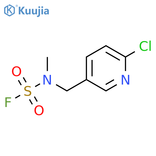 N-(6-chloropyridin-3-yl)methyl-N-methylsulfamoyl fluoride structure