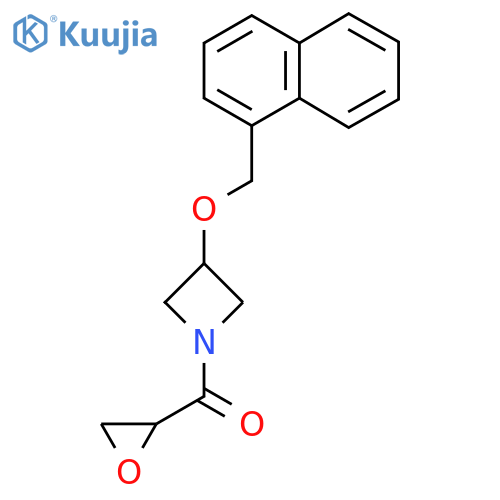3-[(Naphthalen-1-yl)methoxy]-1-(oxirane-2-carbonyl)azetidine structure