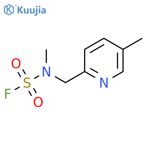 N-methyl-N-(5-methylpyridin-2-yl)methylsulfamoyl fluoride structure