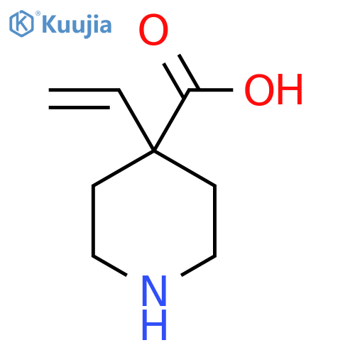 4-Ethenylpiperidine-4-carboxylic acid structure