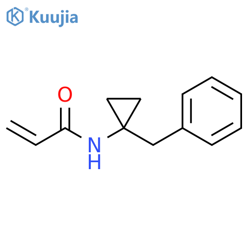 N-(1-benzylcyclopropyl)prop-2-enamide structure
