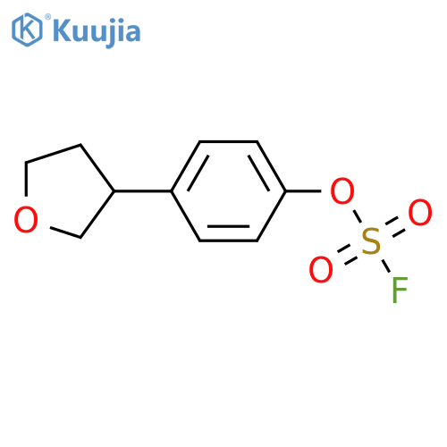 4-(Oxolan-3-yl)phenyl fluoranesulfonate structure