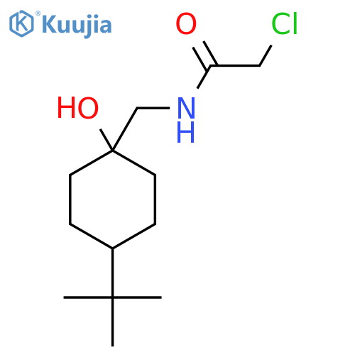 N-(4-tert-butyl-1-hydroxycyclohexyl)methyl-2-chloroacetamide structure