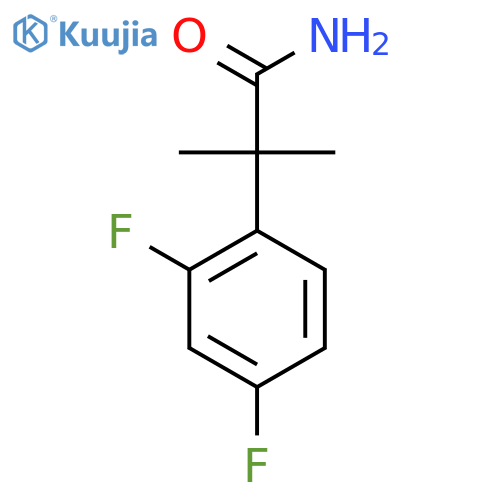 2-(2,4-Difluorophenyl)-2-methylpropanamide structure