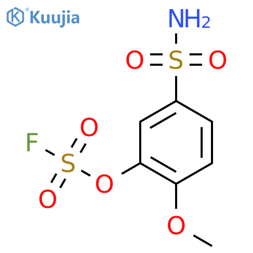 2-Methoxy-5-sulfamoylphenyl sulfurofluoridate structure