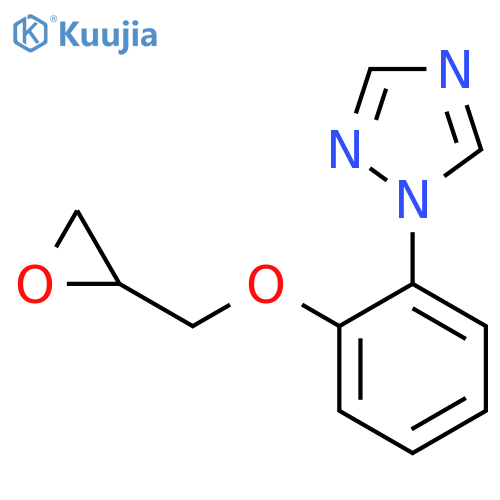 1-{2-[(oxiran-2-yl)methoxy]phenyl}-1H-1,2,4-triazole structure