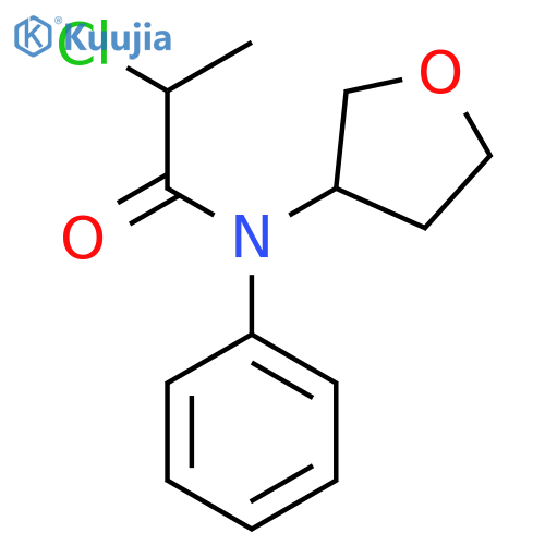 2-Chloro-N-(oxolan-3-yl)-N-phenylpropanamide structure