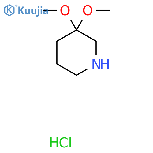 3,3-Dimethoxypiperidine hydrochloride structure