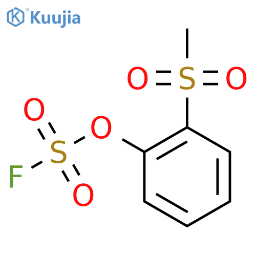 1-Fluorosulfonyloxy-2-methylsulfonylbenzene structure