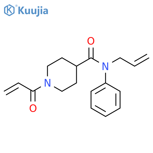1-(1-Oxo-2-propen-1-yl)-N-phenyl-N-2-propen-1-yl-4-piperidinecarboxamide structure