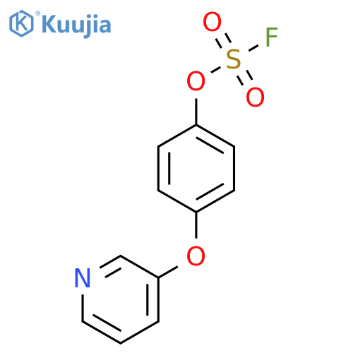 3-(4-Fluorosulfonyloxyphenoxy)pyridine structure