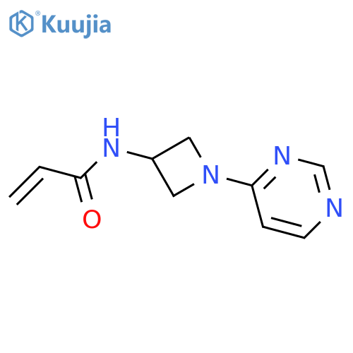 N-1-(pyrimidin-4-yl)azetidin-3-ylprop-2-enamide structure