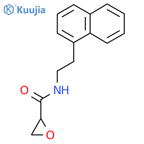 N-(2-Naphthalen-1-ylethyl)oxirane-2-carboxamide structure