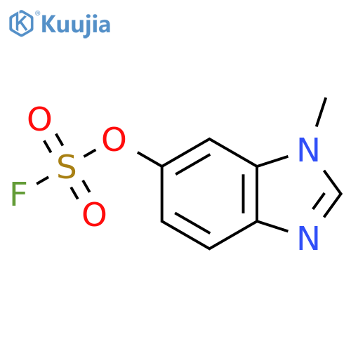 1-methyl-1H-1,3-benzodiazol-6-yl fluoranesulfonate structure
