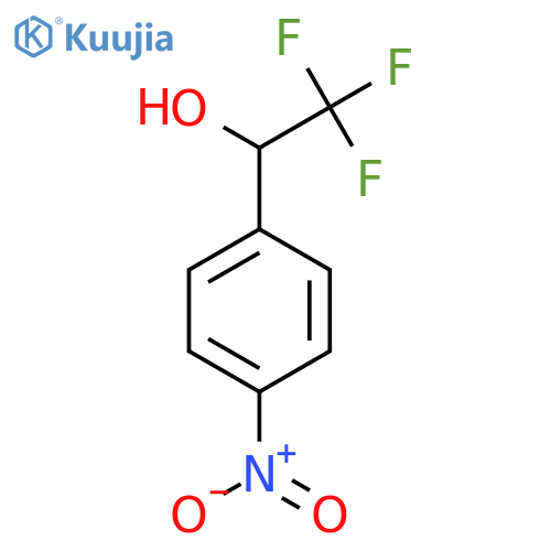 2,2,2-Trifluoro-1-(4-nitrophenyl)ethanol structure