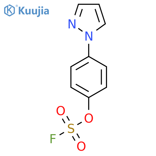 1-(4-Fluorosulfonyloxyphenyl)pyrazole structure