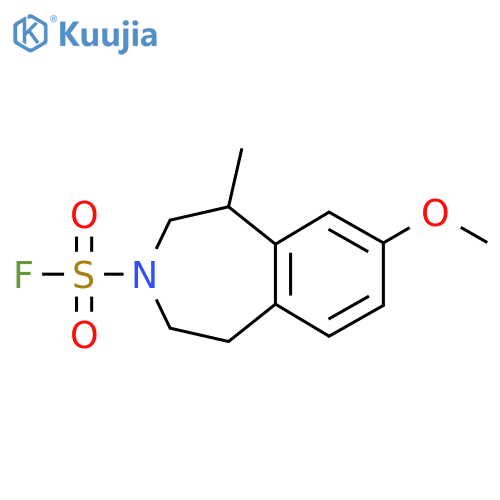 8-methoxy-1-methyl-2,3,4,5-tetrahydro-1H-3-benzazepine-3-sulfonyl fluoride structure