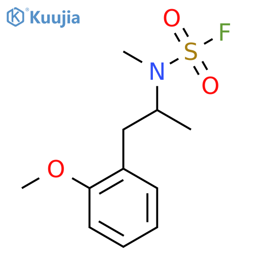 N-1-(2-methoxyphenyl)propan-2-yl-N-methylsulfamoyl fluoride structure