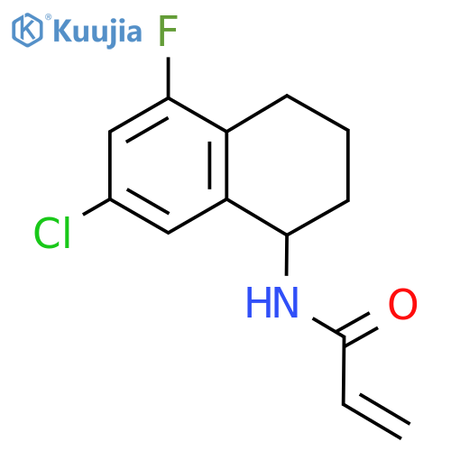 N-(7-Chloro-5-fluoro-1,2,3,4-tetrahydronaphthalen-1-yl)prop-2-enamide structure
