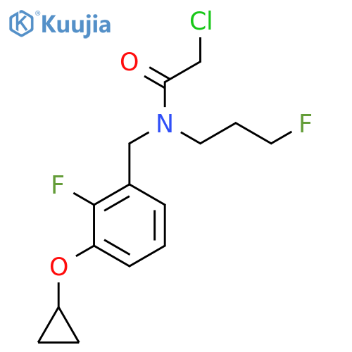 2-Chloro-N-[(3-cyclopropyloxy-2-fluorophenyl)methyl]-N-(3-fluoropropyl)acetamide structure