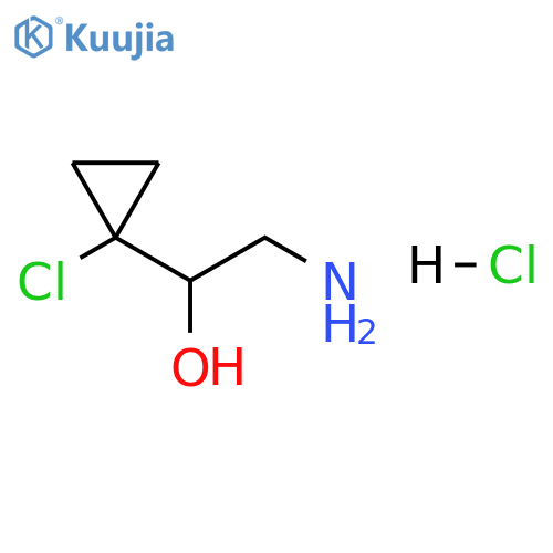 Cyclopropanemethanol, α-(aminomethyl)-1-chloro-, hydrochloride (1:1) structure