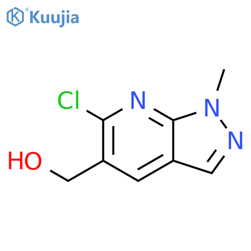 1H-Pyrazolo[3,4-b]pyridine-5-methanol, 6-chloro-1-methyl- structure