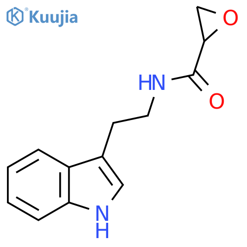 N-[2-(1H-indol-3-yl)ethyl]oxirane-2-carboxamide structure
