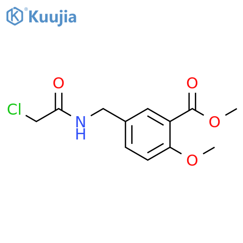 methyl 5-(2-chloroacetamido)methyl-2-methoxybenzoate structure