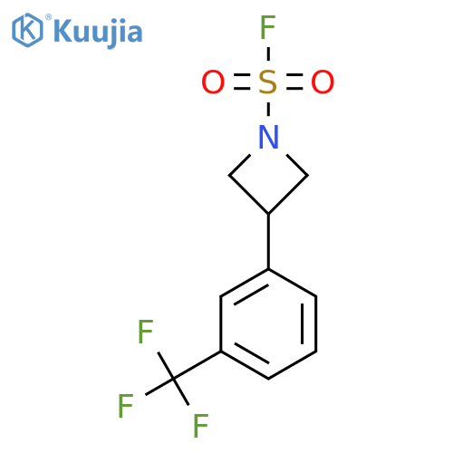 3-3-(trifluoromethyl)phenylazetidine-1-sulfonyl fluoride structure