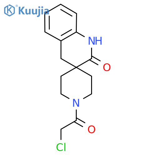 1-(2-chloroacetyl)-2',4'-dihydro-1'H-spiropiperidine-4,3'-quinolin-2'-one structure