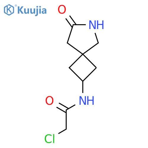 2-chloro-N-{7-oxo-6-azaspiro3.4octan-2-yl}acetamide structure