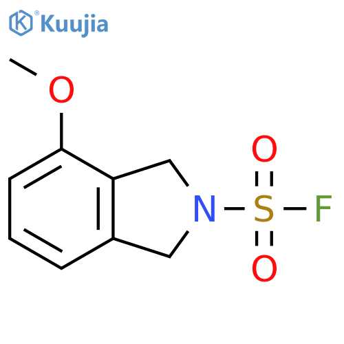 4-methoxy-2,3-dihydro-1H-isoindole-2-sulfonyl fluoride structure