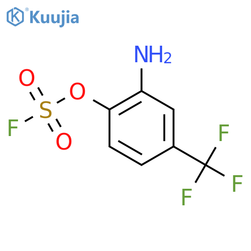 2-Amino-1-fluorosulfonyloxy-4-(trifluoromethyl)benzene structure