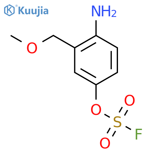1-Amino-4-fluorosulfonyloxy-2-(methoxymethyl)benzene structure