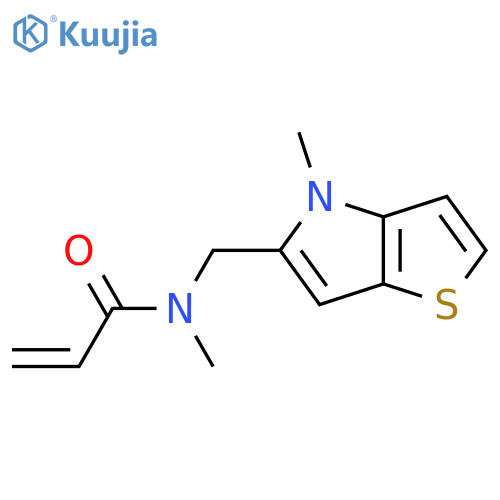 N-Methyl-N-[(4-methylthieno[3,2-b]pyrrol-5-yl)methyl]prop-2-enamide structure