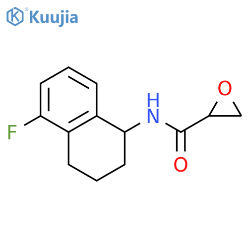 N-(5-Fluoro-1,2,3,4-tetrahydronaphthalen-1-yl)oxirane-2-carboxamide structure