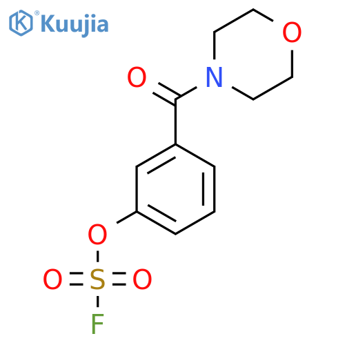 4-(3-Fluorosulfonyloxybenzoyl)morpholine structure