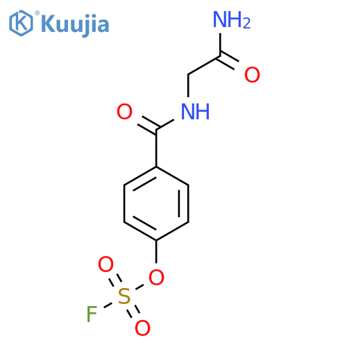 4-[(Carbamoylmethyl)carbamoyl]phenyl sulfurofluoridate structure