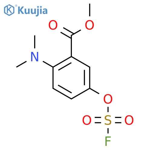 Methyl 2-(dimethylamino)-5-fluorosulfonyloxybenzoate structure