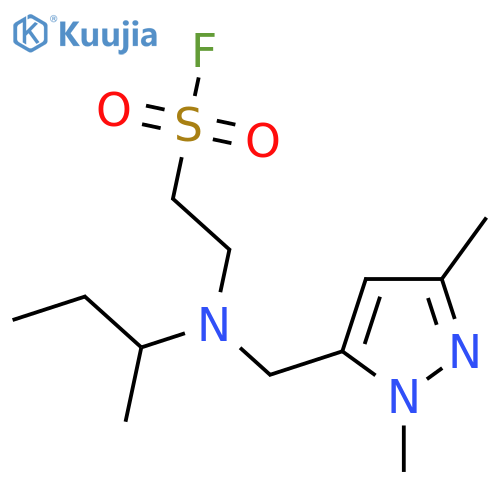 2-(butan-2-yl)(1,3-dimethyl-1H-pyrazol-5-yl)methylaminoethane-1-sulfonyl fluoride structure
