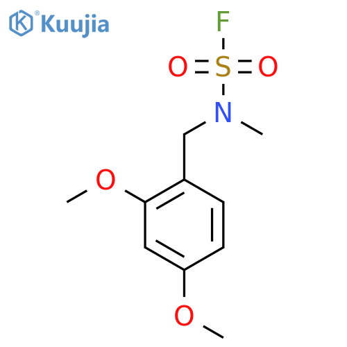 N-(2,4-dimethoxyphenyl)methyl-N-methylsulfamoyl fluoride structure