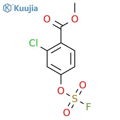 Methyl 2-chloro-4-fluorosulfonyloxybenzoate structure