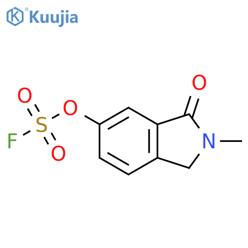 5-Fluorosulfonyloxy-2-methyl-3-oxo-1H-isoindole structure