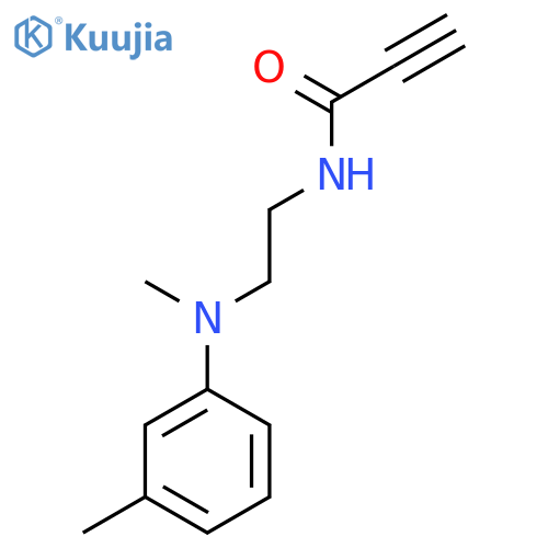 N-[2-(N,3-Dimethylanilino)ethyl]prop-2-ynamide structure