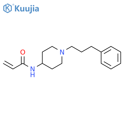 N-1-(3-phenylpropyl)piperidin-4-ylprop-2-enamide structure