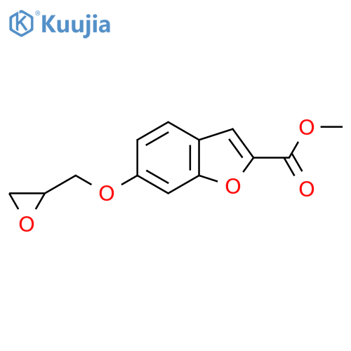 Methyl 6-(oxiran-2-ylmethoxy)-1-benzofuran-2-carboxylate structure