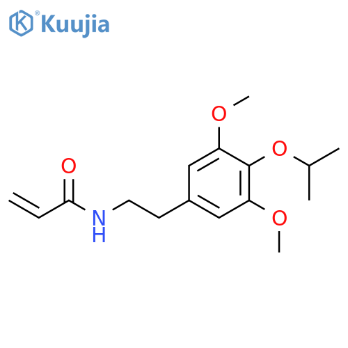 N-[2-[3,5-Dimethoxy-4-(1-methylethoxy)phenyl]ethyl]-2-propenamide structure