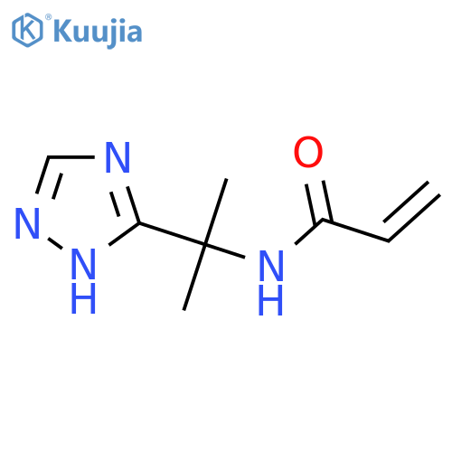 N-2-(4H-1,2,4-triazol-3-yl)propan-2-ylprop-2-enamide structure