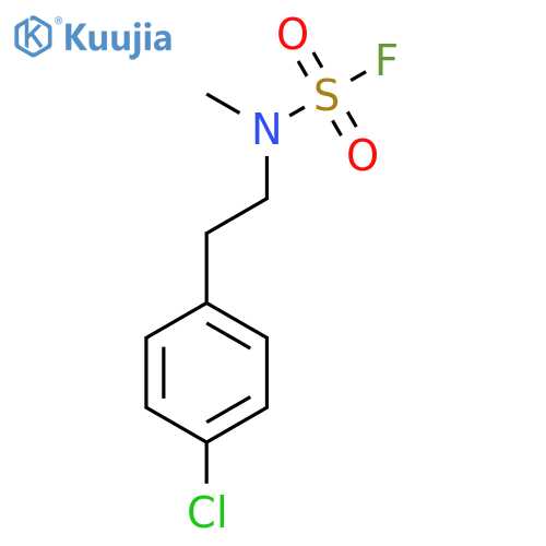 N-2-(4-chlorophenyl)ethyl-N-methylsulfamoyl fluoride structure
