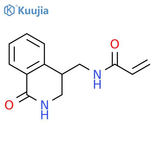 N-(1-oxo-1,2,3,4-tetrahydroisoquinolin-4-yl)methylprop-2-enamide structure
